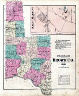 Outline Map, Saint Martins, Brown County 1876